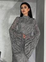 ⁦فستان شك خرز يدوي⁩ - الصورة ⁦3⁩