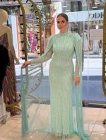 ⁦فستان ملوكي شك خرز⁩ - الصورة ⁦2⁩